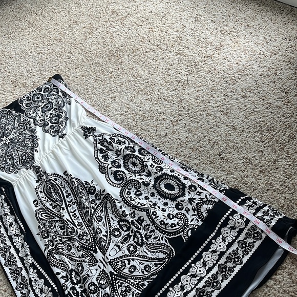 New York & Company Black and White One-Shoulder Dress - Picture 8 of 9